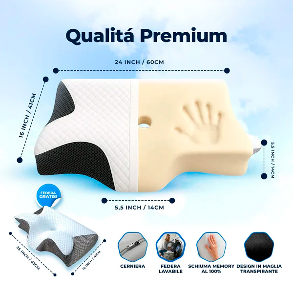 Cuscino Cervicale Ortopedico - Sonitto™
